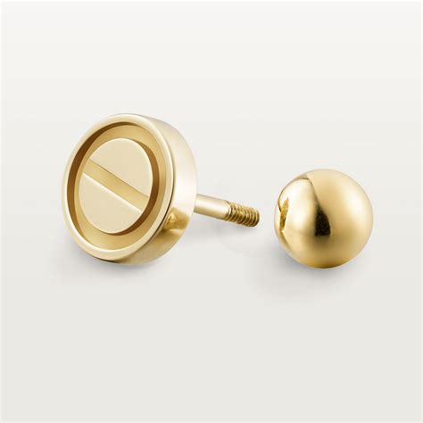 cartier single love earring